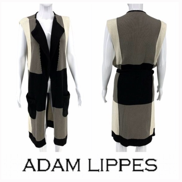 Adam Lippes x Target Sleeveless Knit Duster Vest S - Picture 1 of 6